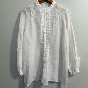 CP Shades White Linen Tunic